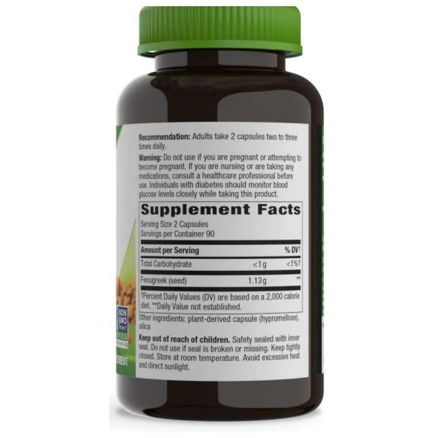 Nature's Way Fenugreek Seed Capsules 4