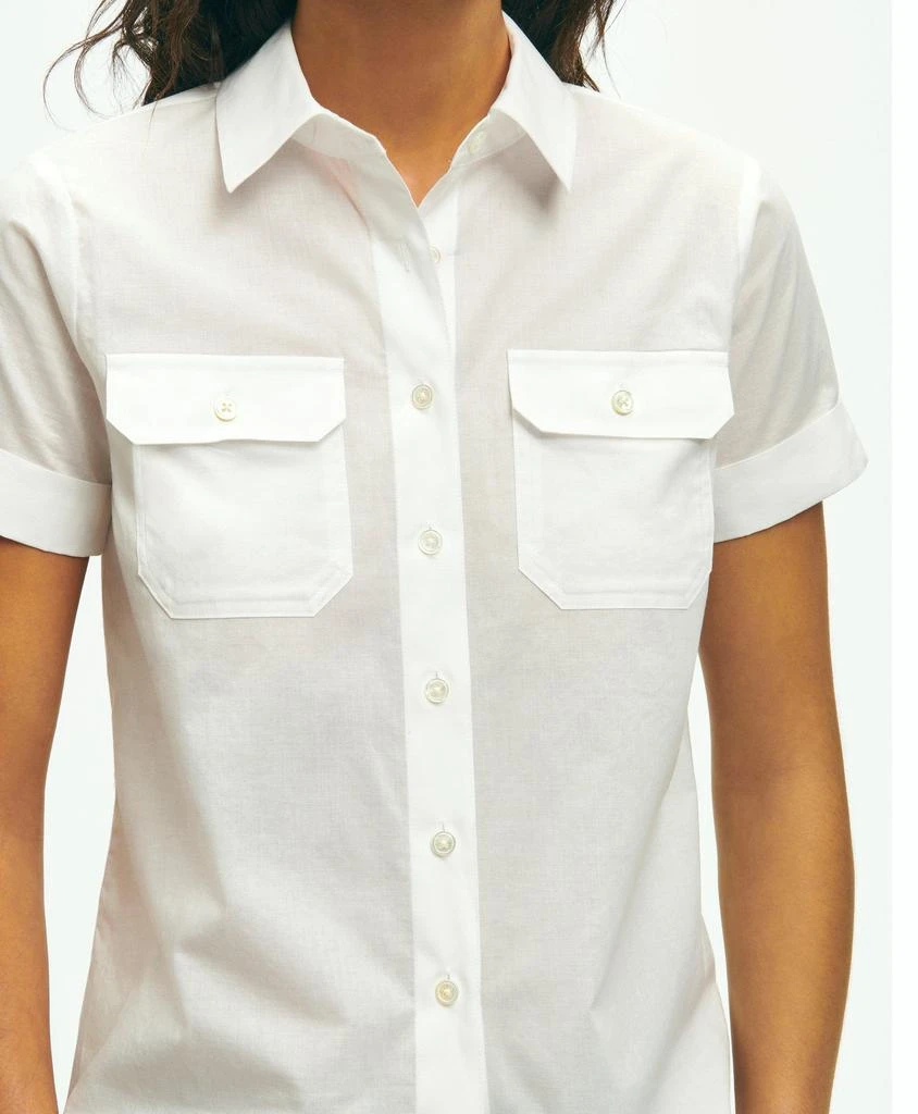 Brooks Brothers Classic Utility Shirt In Cotton 2