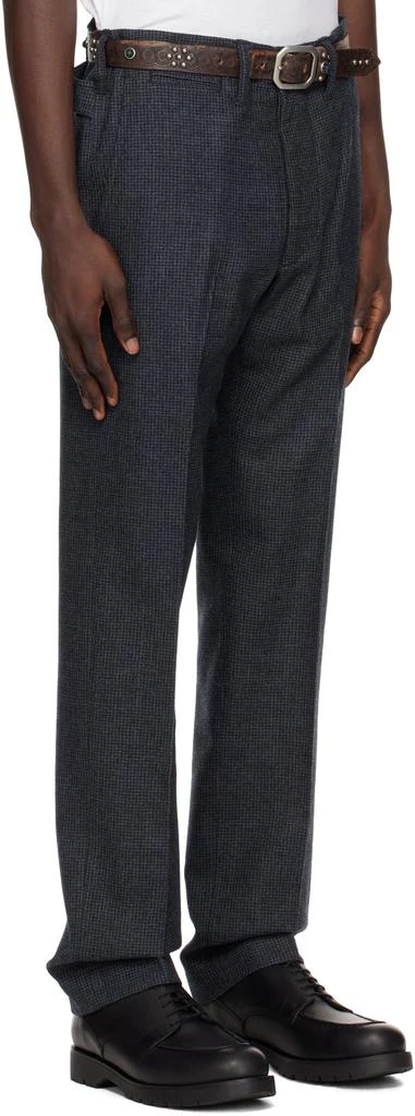 RRL Navy Houndstooth Officer’s Trousers 2