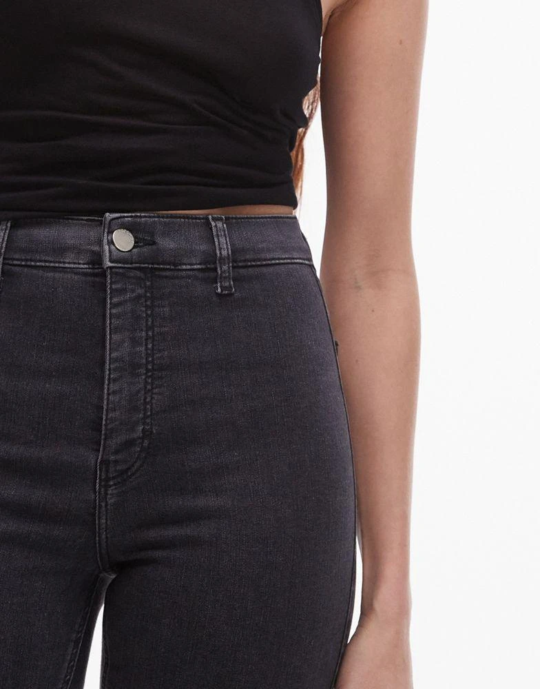 Topshop Topshop Joni high rise super skinny jean in washed black 5