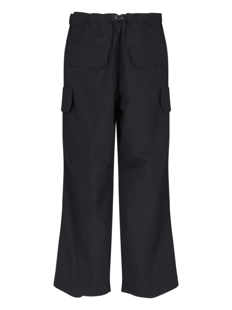 And Wander Belted Cargo Trousers In Black Nylon