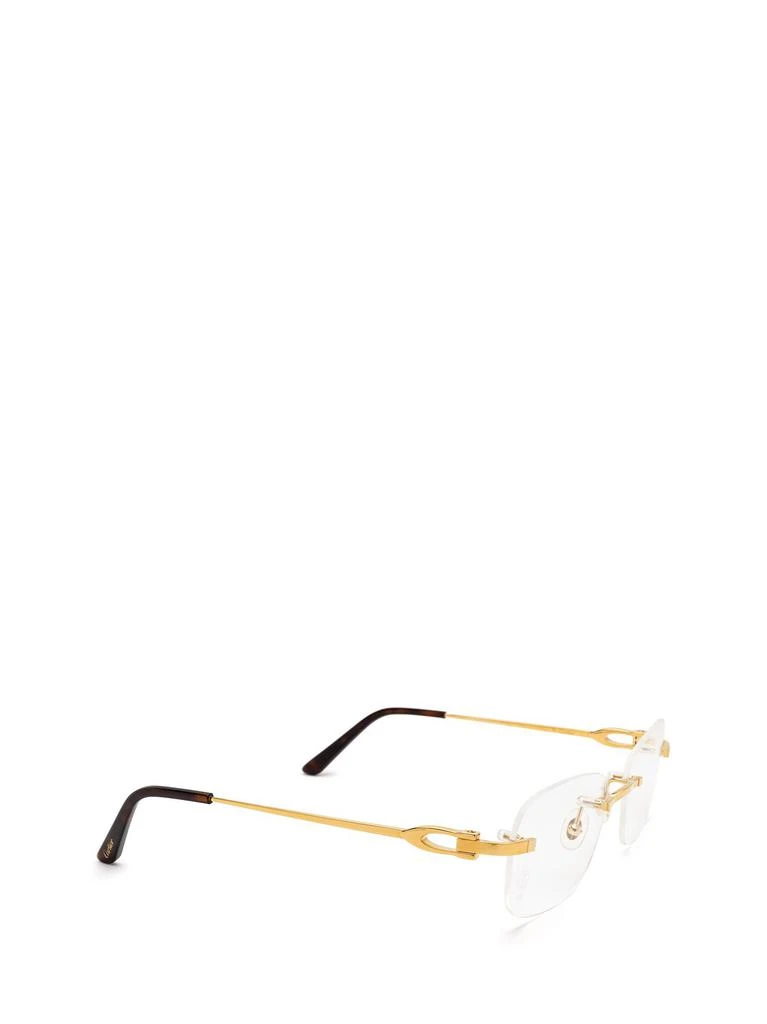 Cartier Cartier Rectangle-Frame Rimless Glasses 2