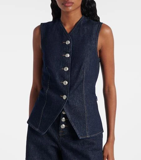 7 For All Mankind Lady denim vest 5