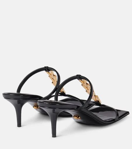 Versace 40 patent leather sandals 2