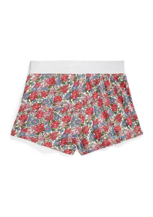 Ralph Lauren Lauren Childrenswear Girls 4 6X Floral Spa Terry Shorts 2