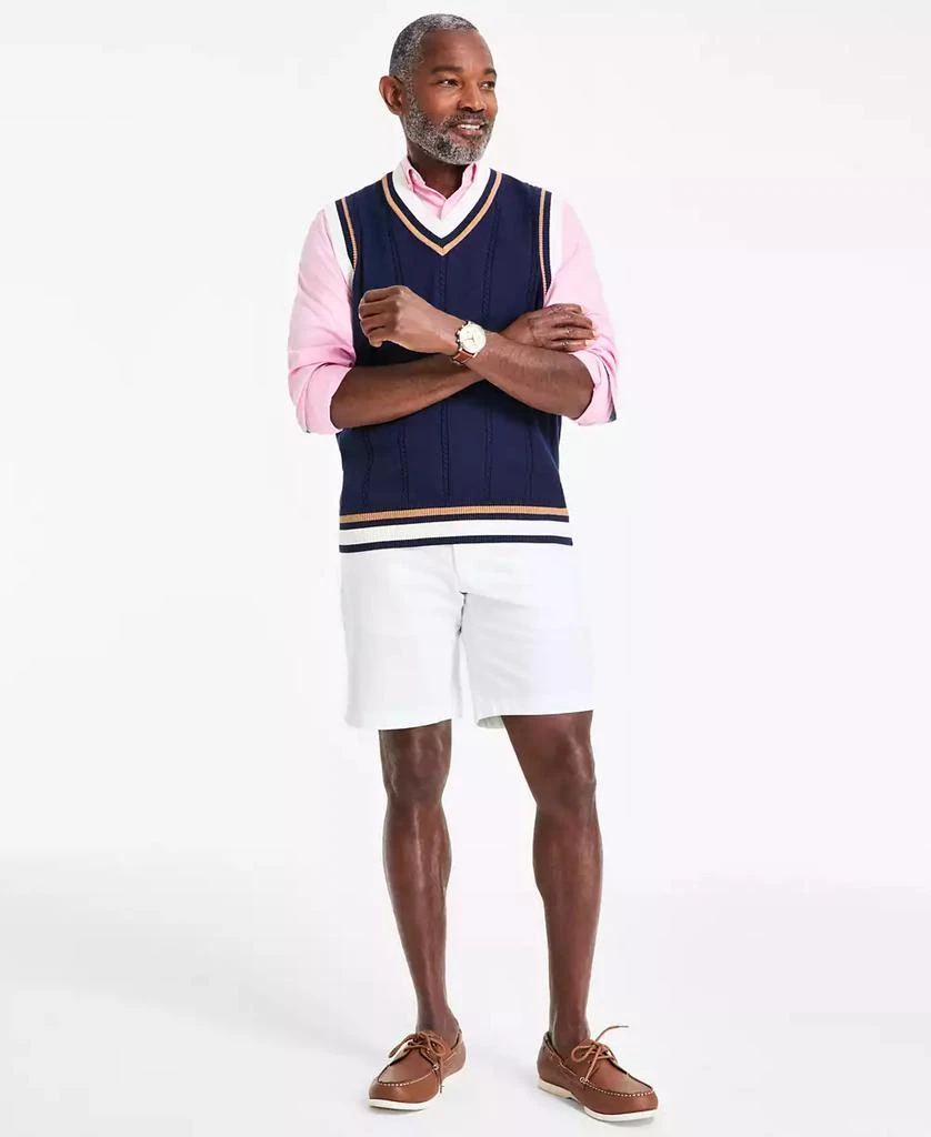 Club Room Men's Regular-Fit Colorblocked Mini Cable-Knit Sweater Vest, Exclusively at Macy's 2
