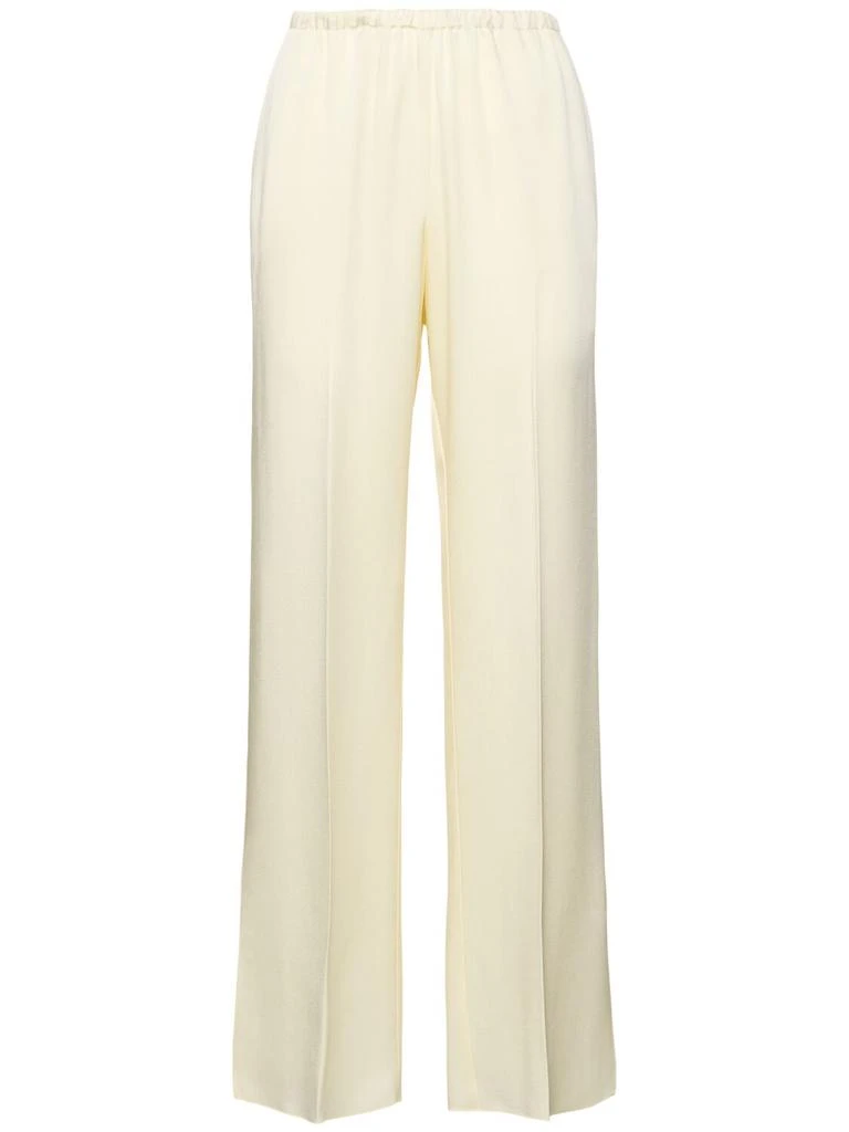 FORTE_FORTE Envers Satin Straight Pants 1
