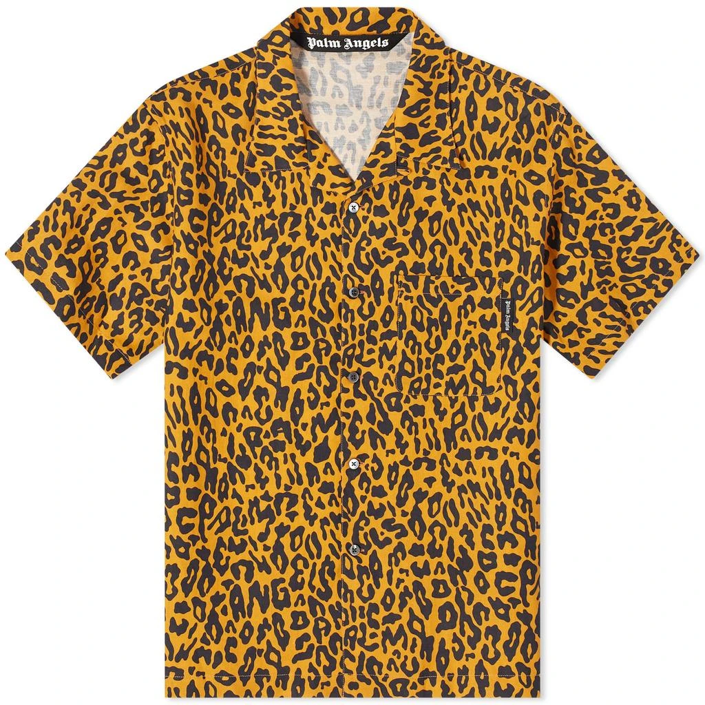 Palm Angels Palm Angels Leopard Vacation Shirt 1