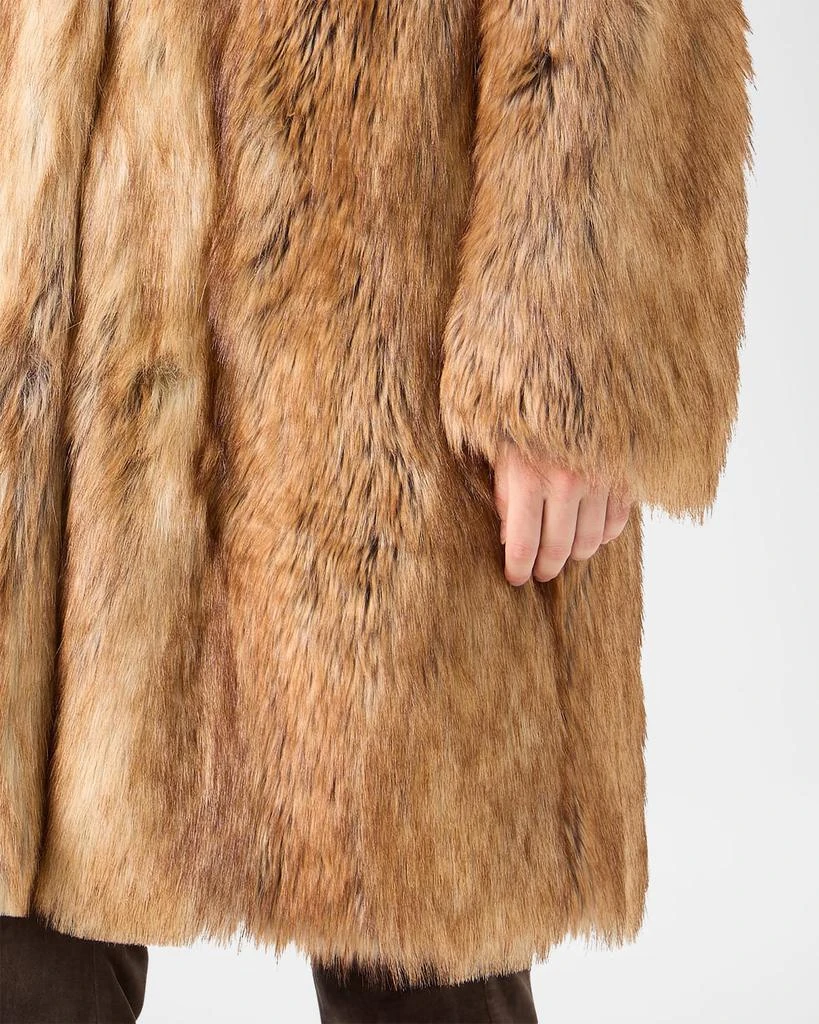 Akris Faux-Fur Coat 5