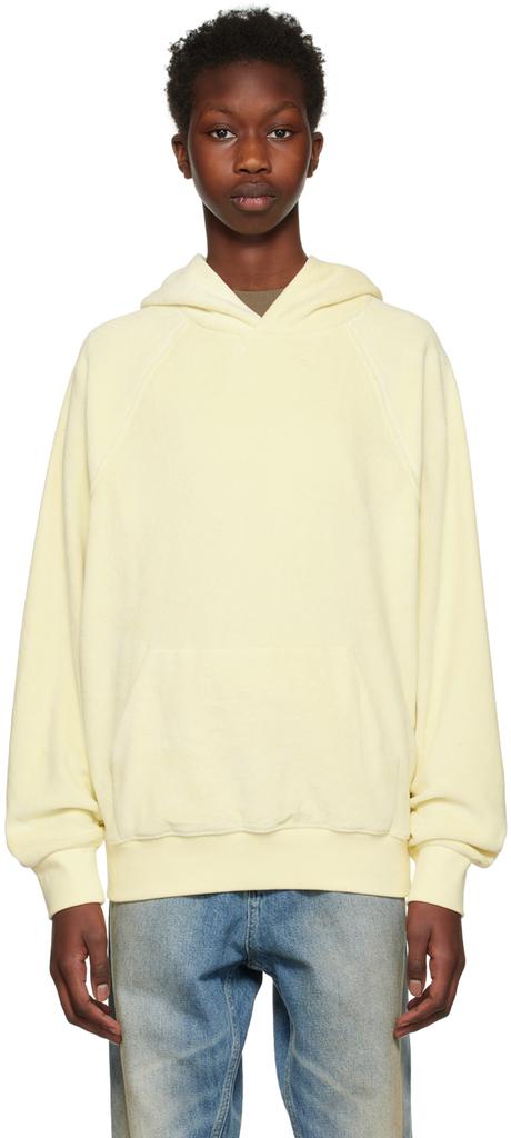 Fear of God ESSENTIALS Yellow Raglan Hoodie