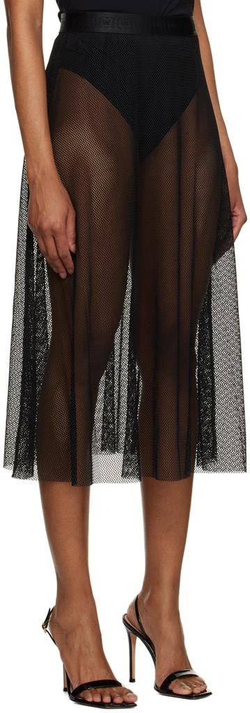 Wolford Black Net Evolution Midi Skirt 2