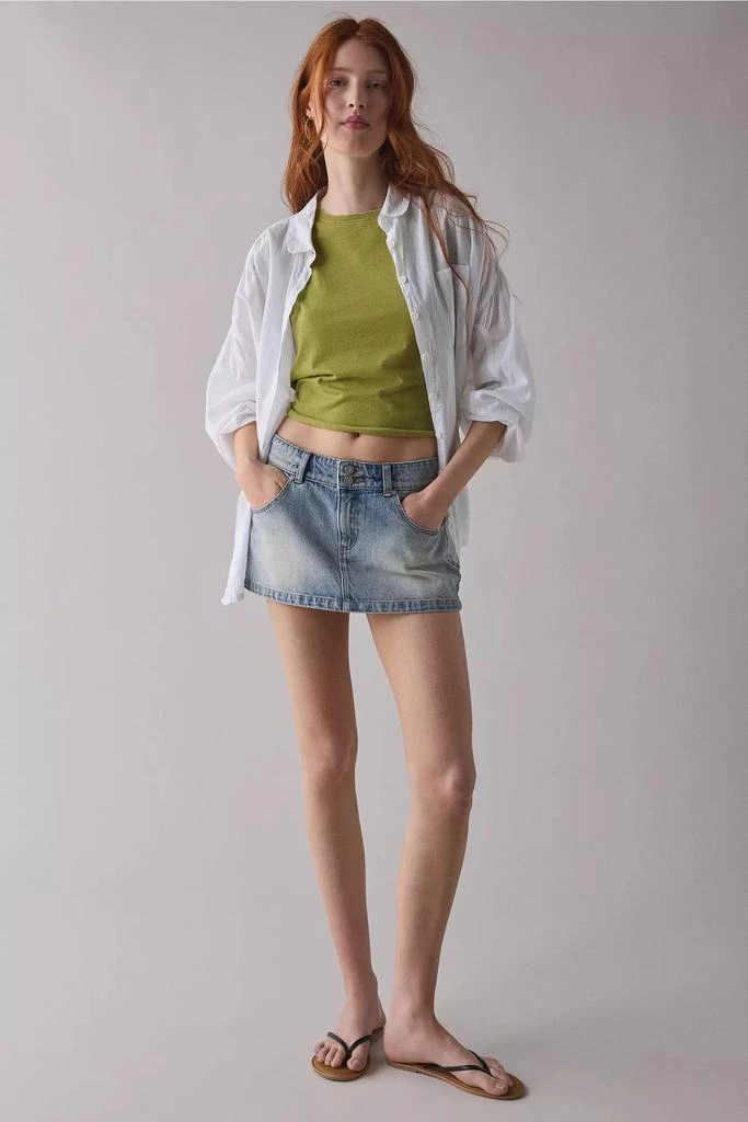 BDG BDG Binx Raw-Edge Cropped Baby Tee 3
