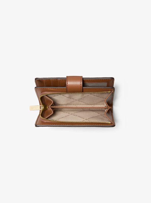 Michael Kors Jet Set Medium Two-Tone Logo Wallet