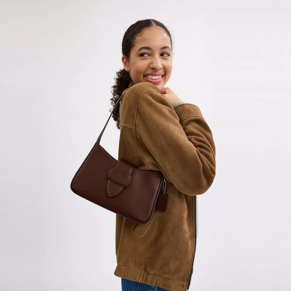 Coach Eliza Shoulder Bag With Zipper Closure