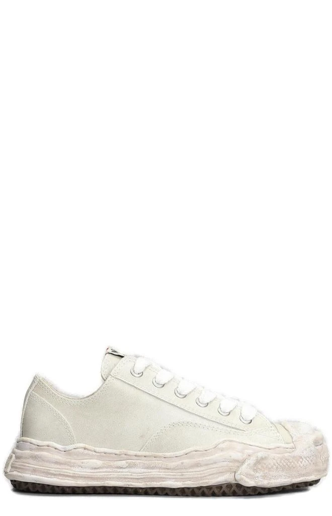 Maison MIHARA YASUHIRO Maison Mihara Yasuhiro Hank Distressed Low-Top Sneakers 1