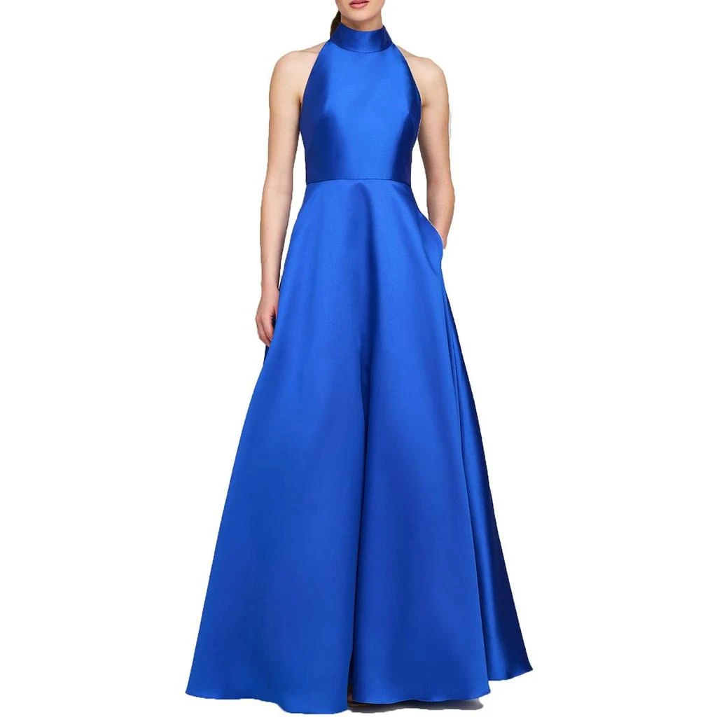chinese dress ladies Women's Rossa A-Line Collared Neck Cotton Polyester Midi Dress S/M/L Red Mean Blvd S / Red main image 1
