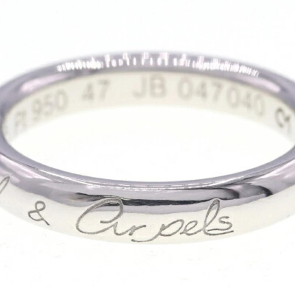 Van Cleef & Arpels Platinum 950 Band Ring (Pre-Owned) 2