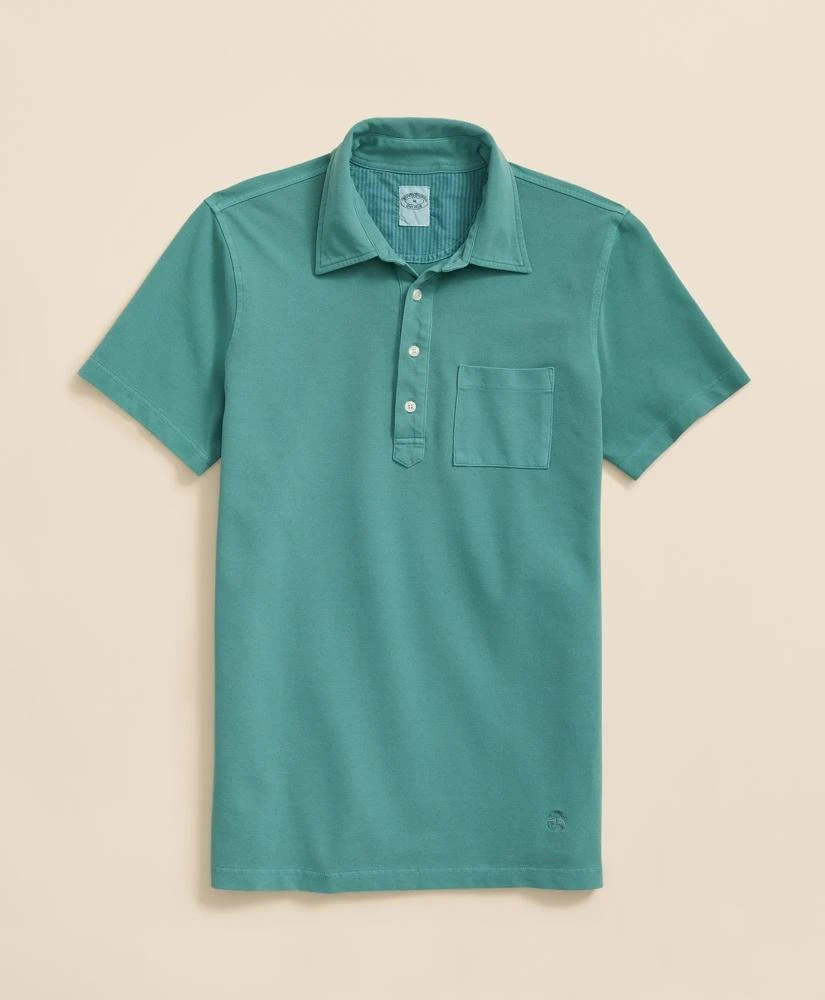 Brooks Brothers The Vintage Short-Sleeve Garment Dyed Polo Shirt 1
