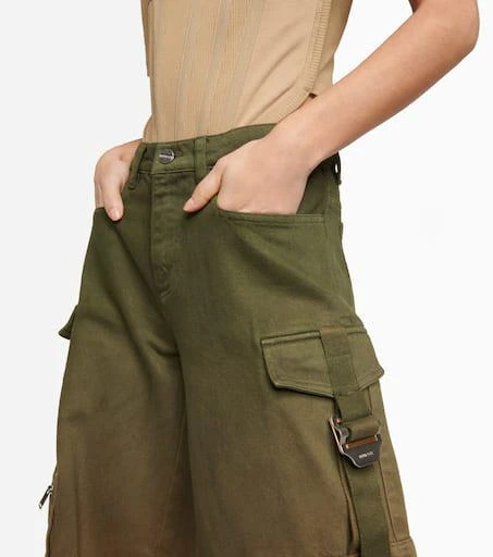 Dion Lee High-rise cotton cargo pants 4