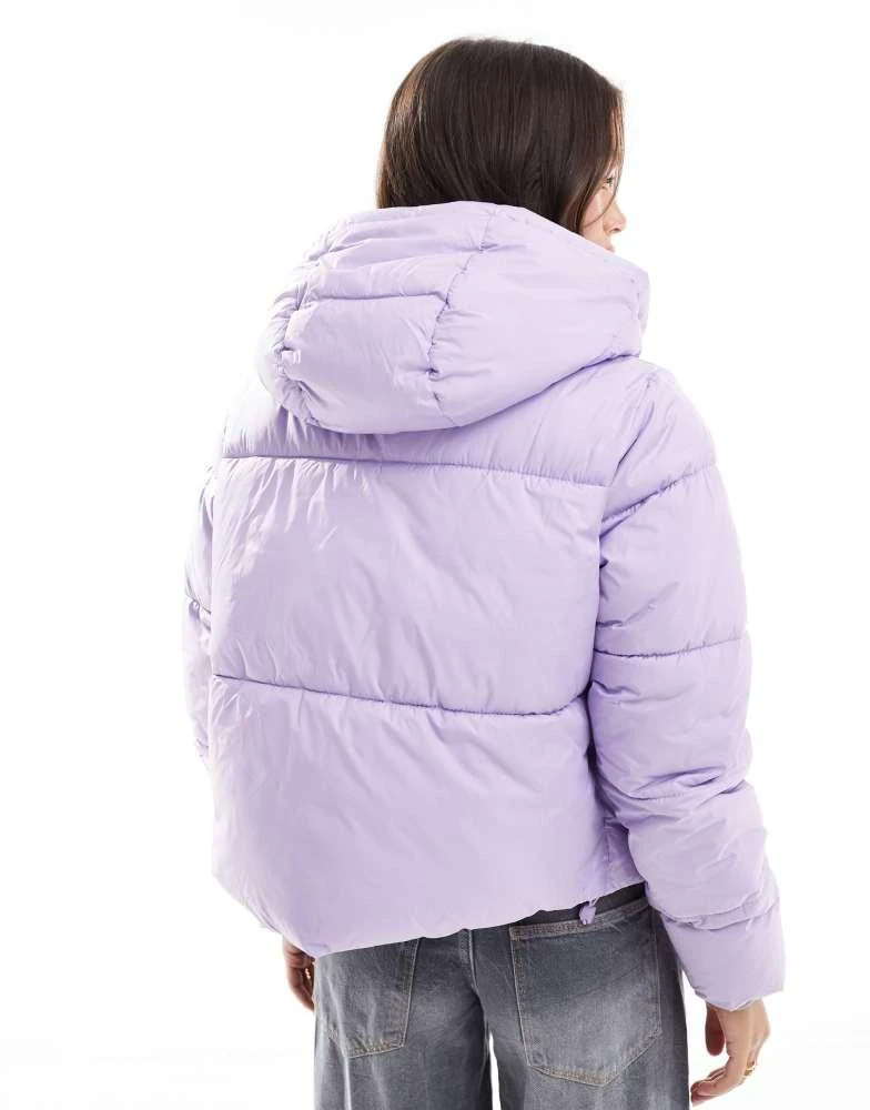 Cotton:On Cotton On the mother puffer jacket in purple rose 2