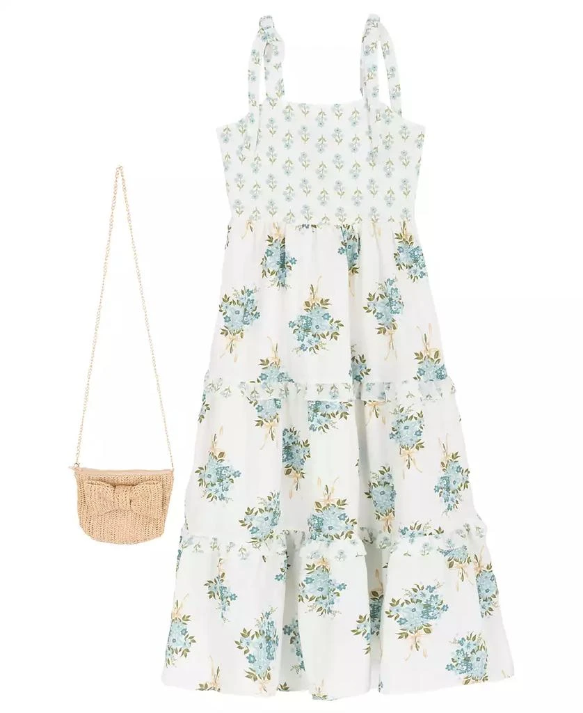 Rare Editions Girls
 7-16 Mix-Print Ruffle Tier Maxi Dress 
Bag 4