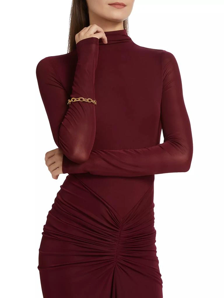 Ronny Kobo Scorpio Jersey Ruched Maxi Dress 6