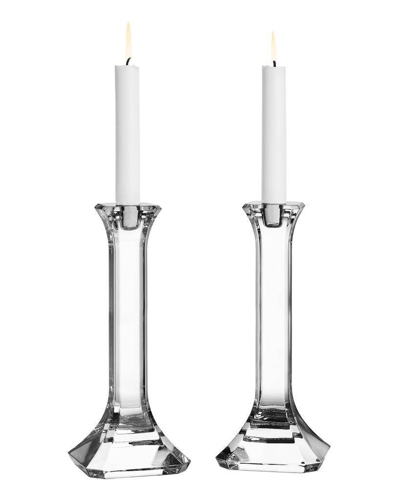 Orrefors Regina Candlestick Large, Set of 2