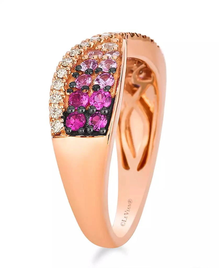 Le Vian White Sapphires (0.05 ct. t.w.), Pink Sapphire (0.66 ct. t.w.), and Nude Diamond (0.19 ct. t.w.) Ring in 14k Strawberry Gold 3