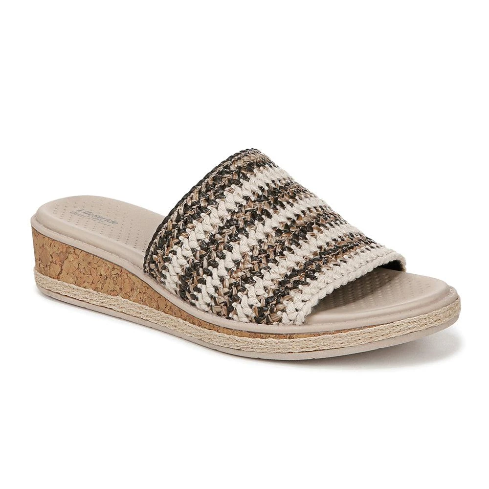 LifeStride Breezy Slide Espadrille Wedge Sandals 2