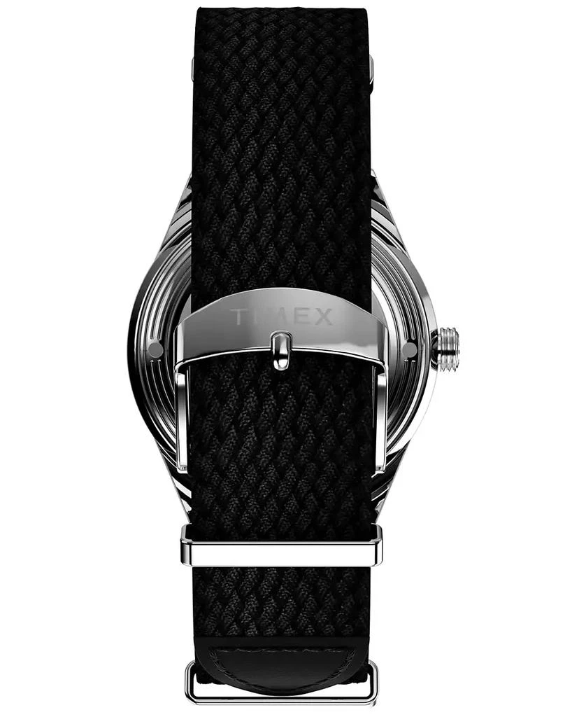 Timex Men's Mechanical Automatic Black Nylon Strap Watch, 38mm 4