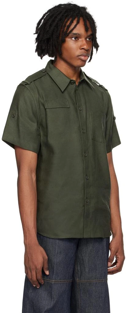 Helmut Lang Gray Epaulet Shirt 2
