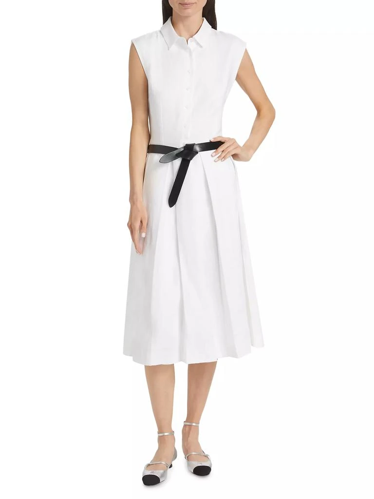 Reformation Prim Linen Midi-Shirtdress 3
