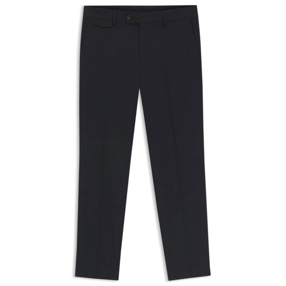 Hugo Boss Easy-iron tapered-fit trousers in stretch-cotton poplin