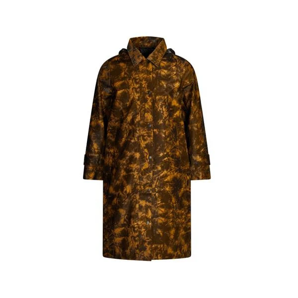 RAINS Printed straight raincoat