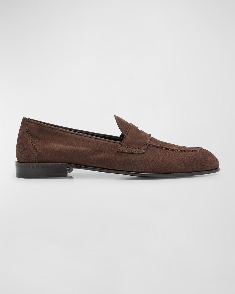 Brioni Men's Suede Penny Loafers