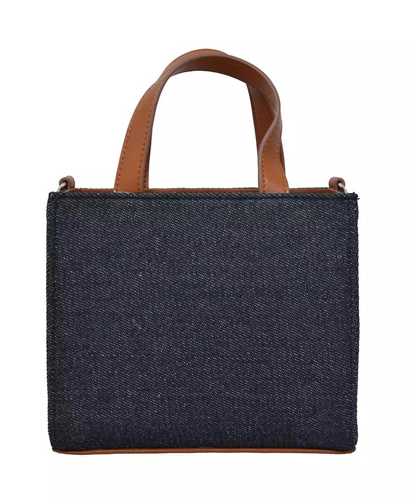 Bebe Rian Denim Mini Satchel Bag 3