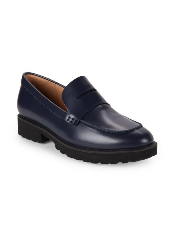 Cole Haan Geneva Leather Penny Loafers