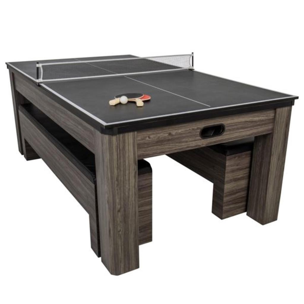 ATOMIC NorthPort 3-in-1 Dining Air Hockey & Table Tennis Table