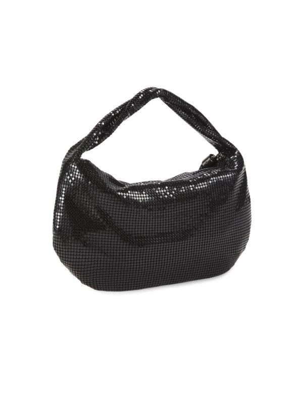 Whiting & Davis Mini Studded Hobo Bag 4