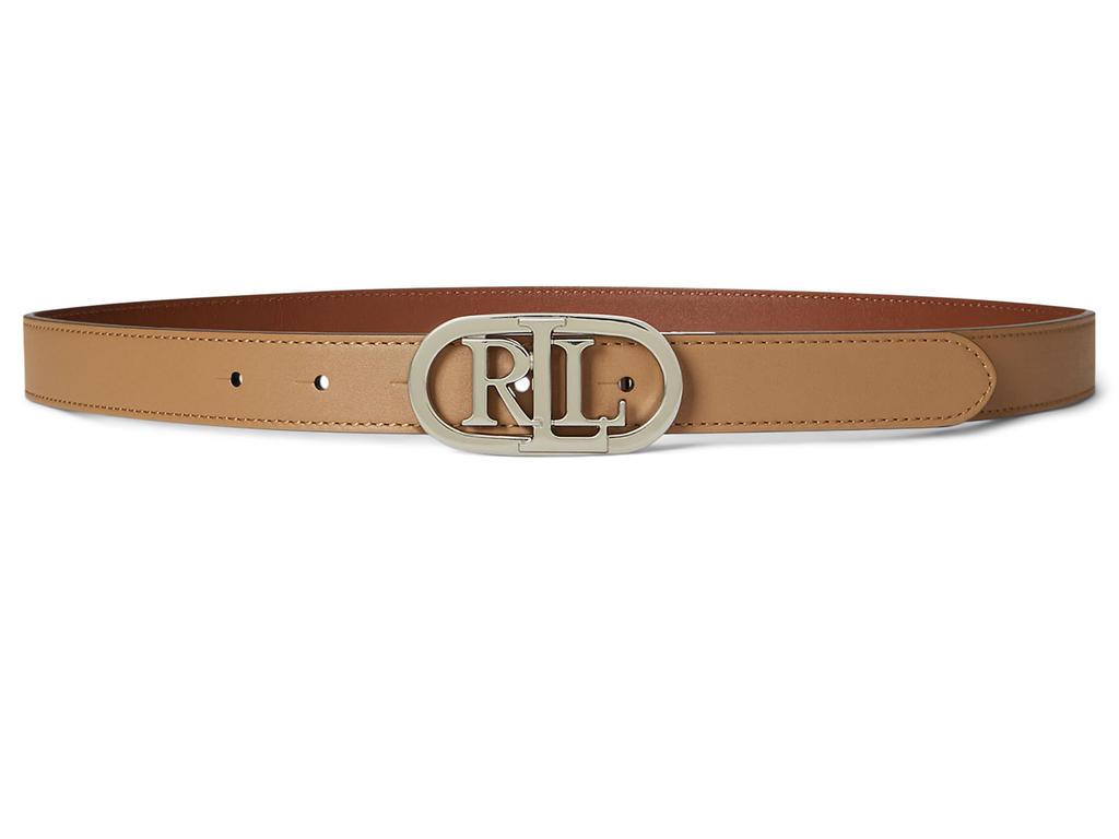 Ralph Lauren Oval-logo Reversible Leather Skinny Belt