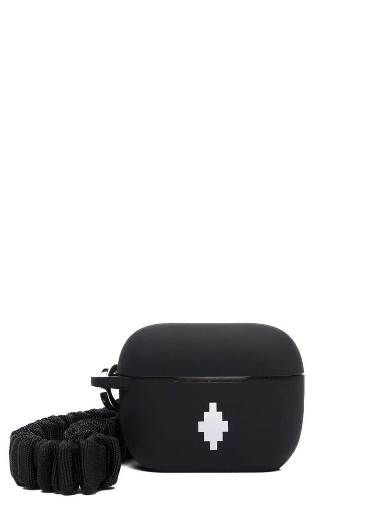 NA Logo print black AirPods case 1