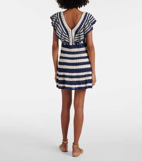 ANNA KOSTUROVA Farrah crochet cotton minidress 3