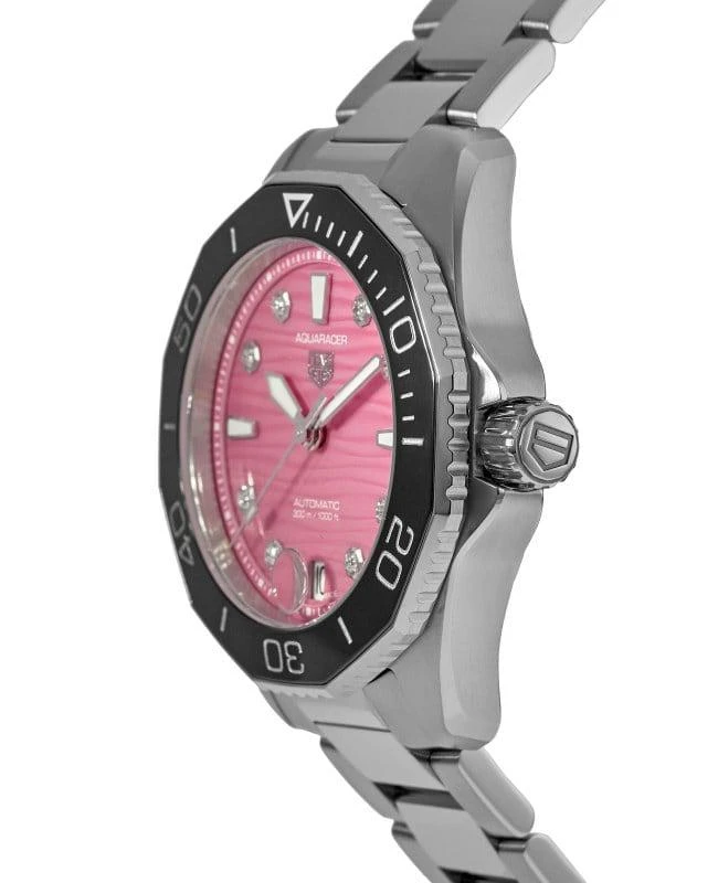 Tag Heuer Tag Heuer Aquaracer Professional 300 Date Pink Diamond Dial Steel Women's Watch WBP231J.BA0618 2