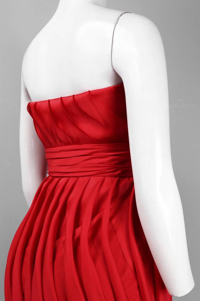 Monique Lhuillier Monique Lhuillier - Women's Strapless Pleated Party Dress