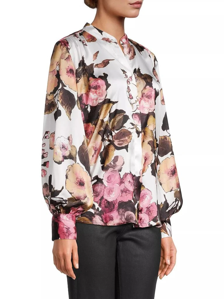 Karmamia Cornelia Balloon-Sleeve Satin Shirt 4