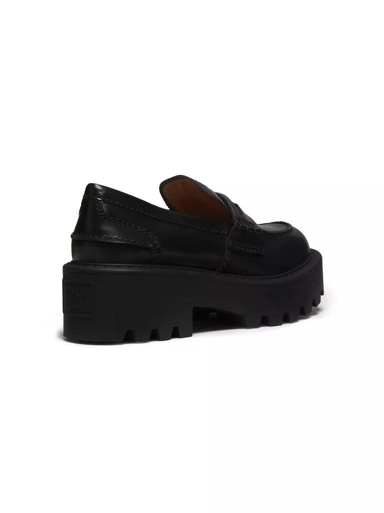 Miu Miu Spazzolato Leather Loafers 3