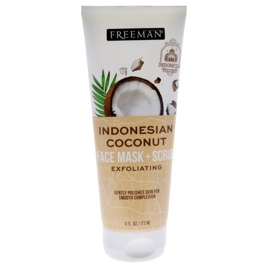 Freeman Indonesian Coconut Face Mask and Scrub by  for Unisex - 6 oz Mask