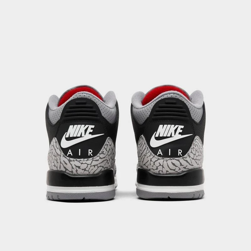 Jordan Big Kids' Air Jordan Retro 3 Basketball Shoes 4