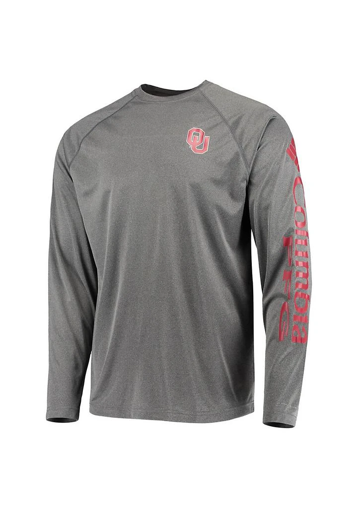 Columbia NCAA Oklahoma Sooners Terminal Tackle Omni-Shade Raglan Long Sleeve T-Shirt 2