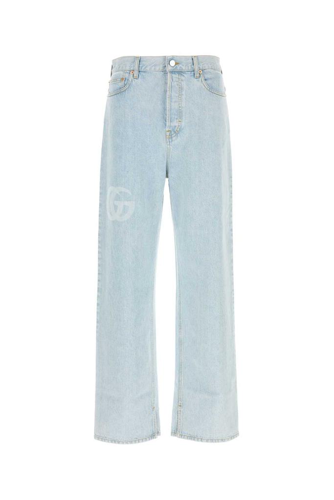 Gucci Gucci GG Logo Printed Baggy Jeans - Pants - Free